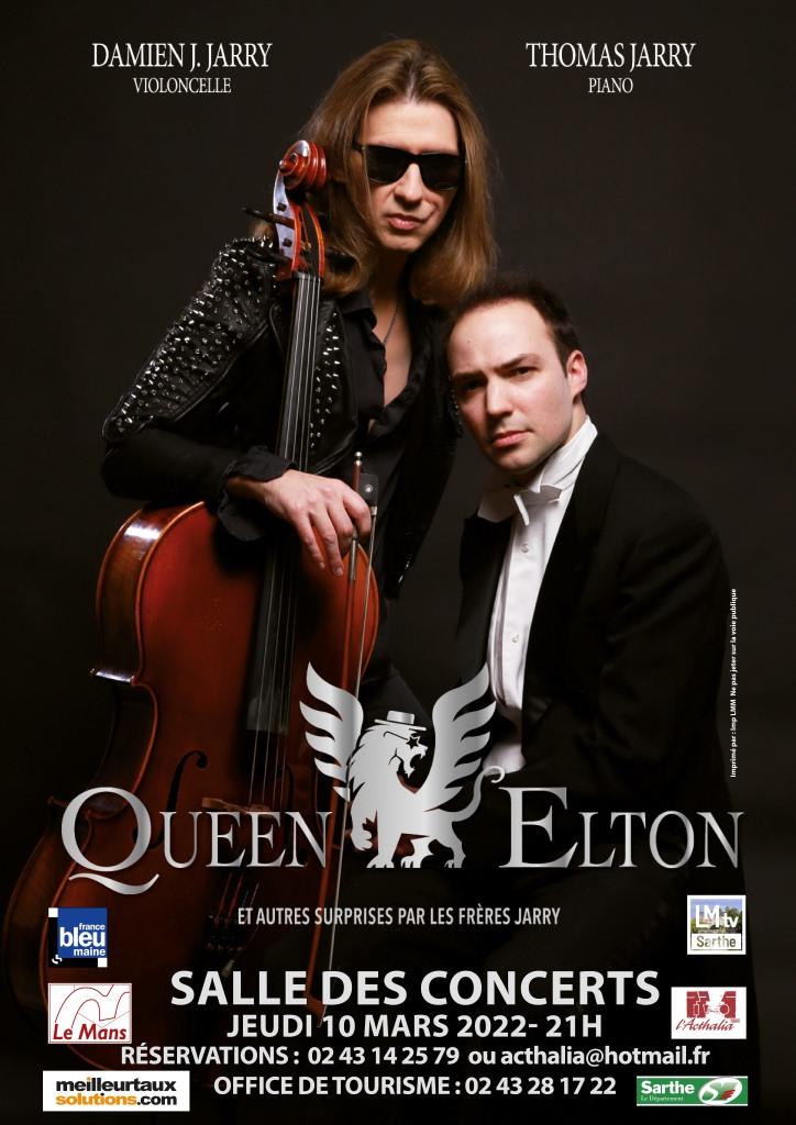 Affiche Queen - Elton SDC 2022 web