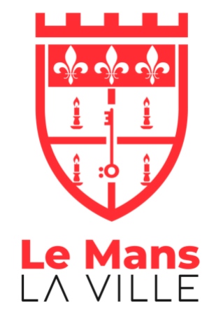 Le Mans LA VILLE_Logo V_RVB_BLANC